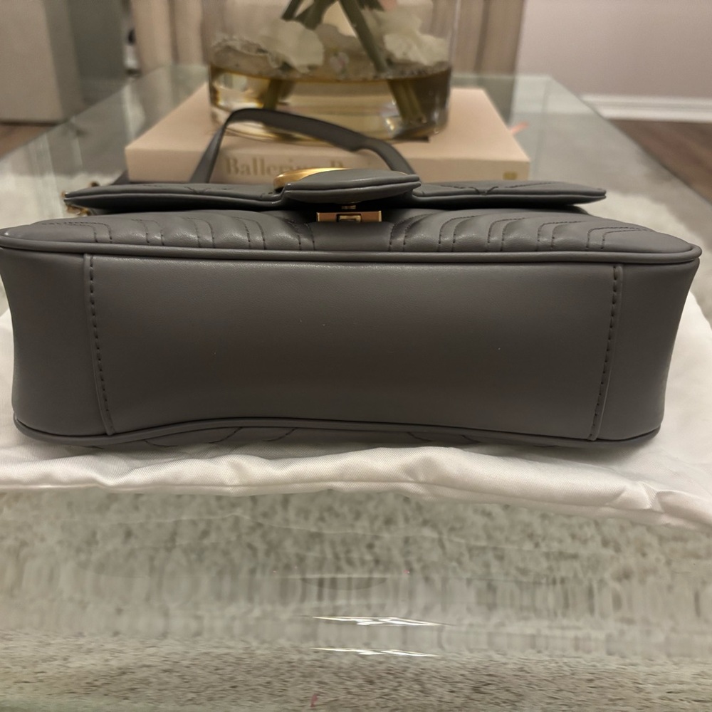 Luxury DESIGNER INSPIRED G G Marmont Leather Shoulder Bag - Picture 5 of 13